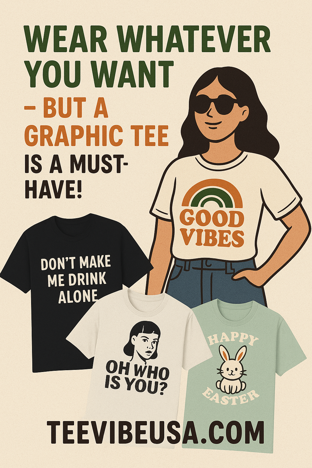 Wear Whatever You Want — But a Graphic Tee Is a Must-Have!
