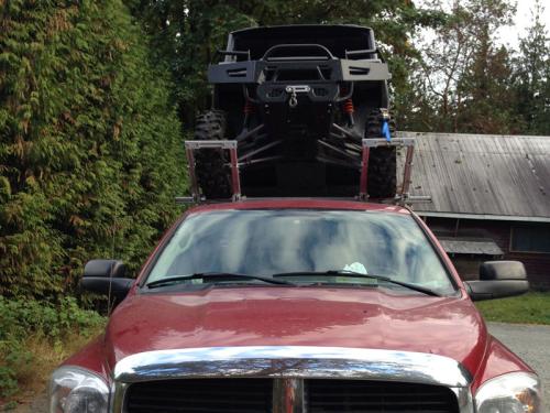 Over the Cab/Truck Rail UTV Loader System – Load It