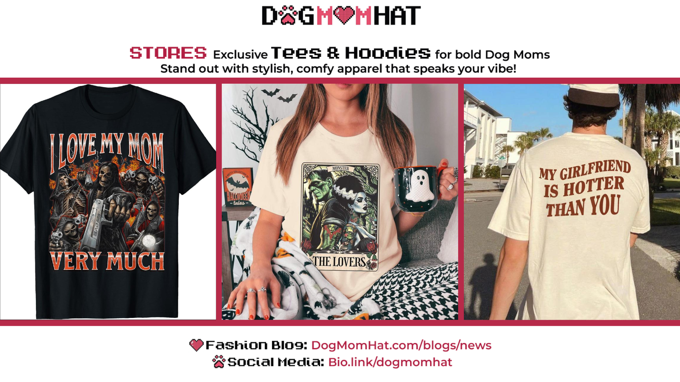 ? 8 Graphic Tees from DogMomHat Celebrating Love, Lust & Loud Families